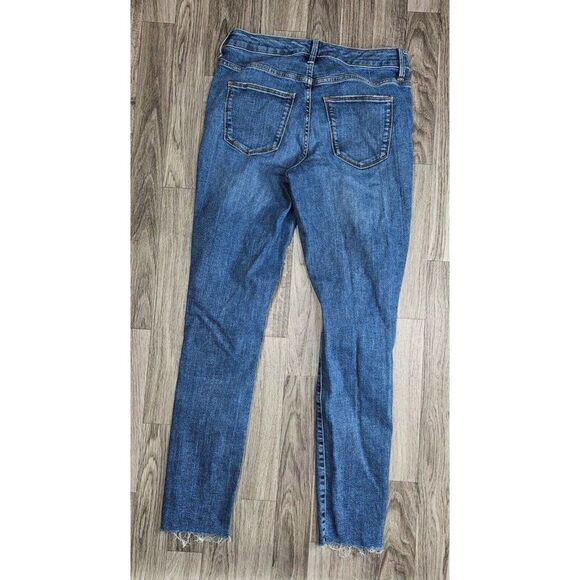 (3/$35) Universal Thread Size 6/28 R Mid Rise Skinny Distressed Denim Blue Jeans - Picture 2 of 12